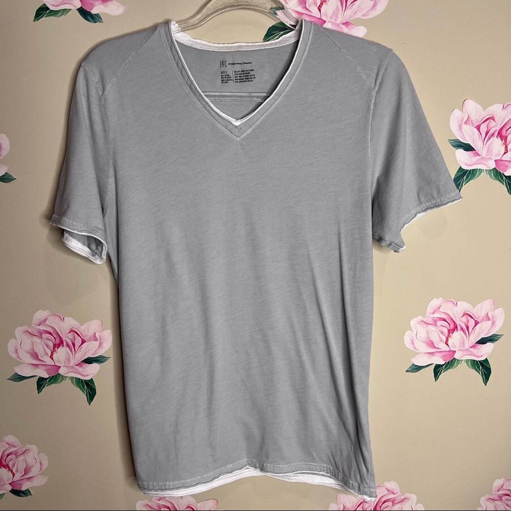 I.N.C International Concept V-Neck T-Shirt.  T-23